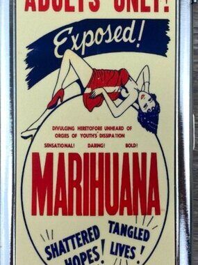 Exposed Parody Cigarette Case With Built In Butane Lighter